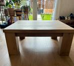 Eiken Salontafel 100 bij 100, Ophalen, 50 tot 100 cm, Eikenhout, 50 tot 100 cm