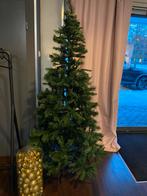Kerstboom met ballen en verlichting, Ophalen, Zo goed als nieuw