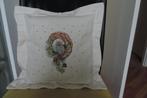 Nieuw kussen met kerstuil, geborduurd, Ophalen of Verzenden, Nieuw
