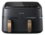 AirFryer XXL Philips twee lades + app + 1x getest + garantie, Witgoed en Apparatuur, Ophalen of Verzenden, Zo goed als nieuw, Airfryer XXL