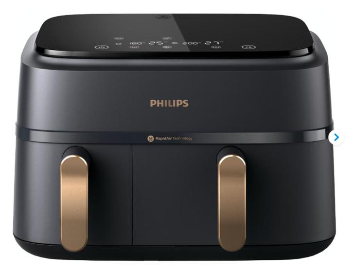 AirFryer XXL Philips twee lades + app + 1x getest + garantie, Witgoed en Apparatuur, Airfryers, Zo goed als nieuw, Airfryer XXL