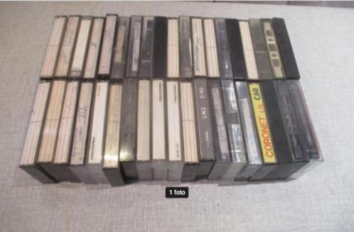 29 Voorbespeelde Cassettebandjes van allerlei merken, Cd's en Dvd's, Cassettebandjes, Gebruikt, Voorbespeeld, Overige genres, 26 bandjes of meer