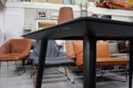 Zwarte eettafel Babila Pedrali design 160x90 tafel modern, Huis en Inrichting, Stoelen, Metaal, Zo goed als nieuw, Zwart, Ophalen