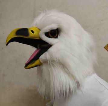 Adelaar Masker Latex Vogel Dier Dieren Halloween Carnaval  beschikbaar voor biedingen