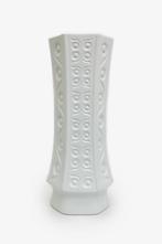 Witte porseleinen Bavaria Arzberg vloervaas 1077-62, Huis en Inrichting, Ophalen, 50 tot 75 cm, Wit, Aardewerk of Porselein