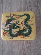 Vintage chineese Sieradendoosje met Draak, Antiek en Kunst, Antiek | Emaille, Ophalen of Verzenden