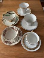 5 oude kop en schotels. ( onbeschadigd), Antiek en Kunst, Ophalen