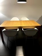 4 Stoelen, Huis en Inrichting, Stoelen, Ophalen, Zo goed als nieuw, Wit, Vier