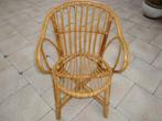 Vintage rotan stoel meer dan 50 jaar oud, Huis en Inrichting, Stoelen, Ophalen, Gebruikt, Vintage rotan, Bruin