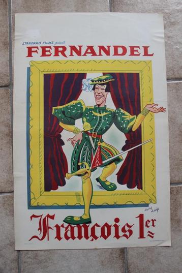 filmaffiche Fernandel François premier filmposter beschikbaar voor biedingen