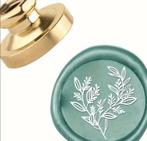 Lakzegel waxseal stamp kop botanisch snailmail, Verzenden, Nieuw