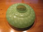Hanglamp groen glas uit 1940, Ophalen of Verzenden