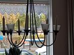 Ikea kroonluchter met kaarsen en elektrische licht, Ophalen, Gebruikt, Metaal, Ikea kaarsen en gewoon licht