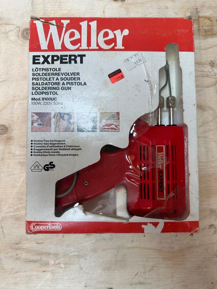 Weller Expert Soldeerpistool - Klassieker!, Doe-het-zelf en Verbouw, Gereedschap | Lasapparaten, Gebruikt, Overige typen, Minder dan 150 ampère