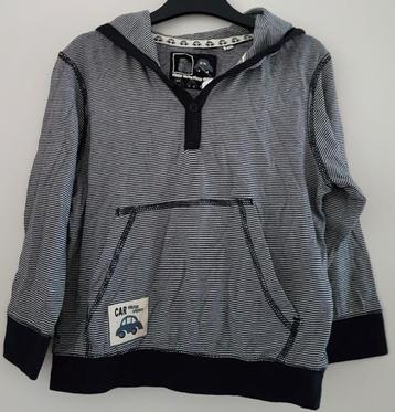 Gestreepte hooded longsleeve maat 98 *NIEUW* (9630)  beschikbaar voor biedingen