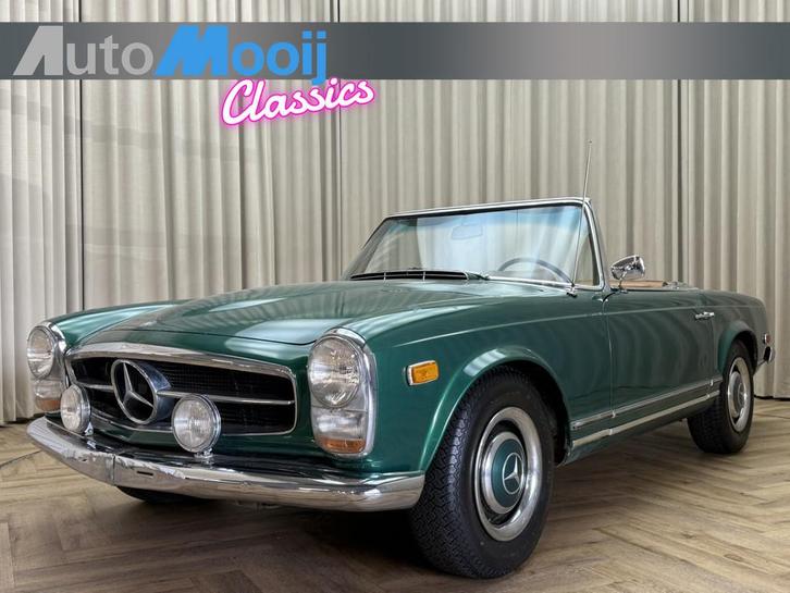 Mercedes-Benz SL-Klasse Cabriolet 250SL Pagode "Notsitz" Aut, Auto's, Oldtimers, Bedrijf, Te koop, Lederen bekleding, Metallic lak