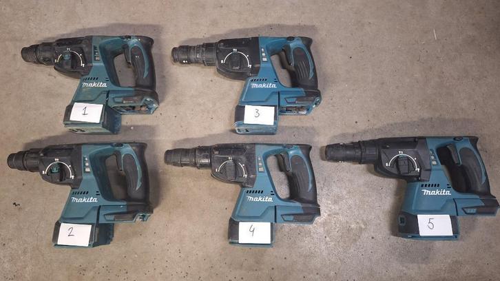 Makita DHR242 en DHR243 accu Combihamers, Auto diversen, Autogereedschap, Zo goed als nieuw, Verzenden