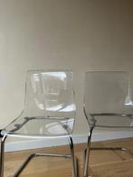 IKEA eetkamer stoelen Tobias - transparant, Ophalen, Gebruikt, Overige kleuren, Twee