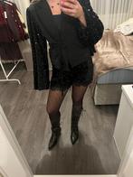 Glitter Blazer met Pofmouwen, Ophalen of Verzenden, Zo goed als nieuw