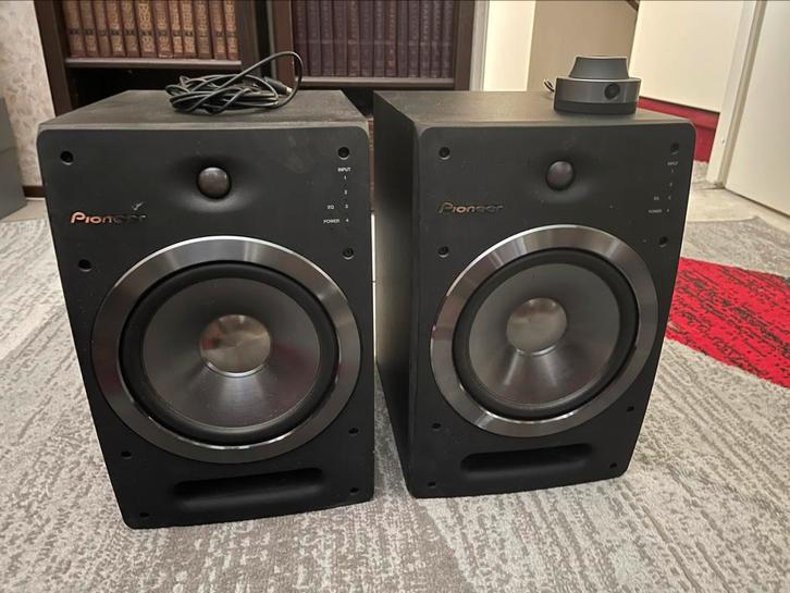 PIONEER DJ 08 Active  Reference Monitoren, Audio, Tv en Foto, Luidsprekers, Gebruikt, Front, Rear of Stereo speakers, 120 watt of meer