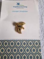 2 Vogelbescherming buttons - breedte 3 cm, Ophalen of Verzenden, Zo goed als nieuw