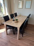 Eettafel, Ophalen, 50 tot 100 cm, Zo goed als nieuw, Vijf personen of meer