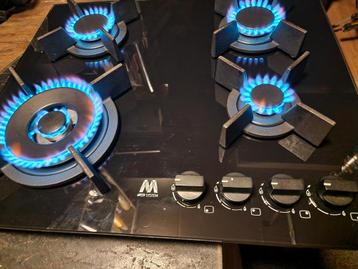 Gaskookplaat op Glas en op Butaan Propaan Gasfles  beschikbaar voor biedingen