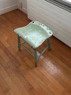 Antieke houten kruk, Huis en Inrichting, Krukjes, Ophalen, Gebruikt, Hout