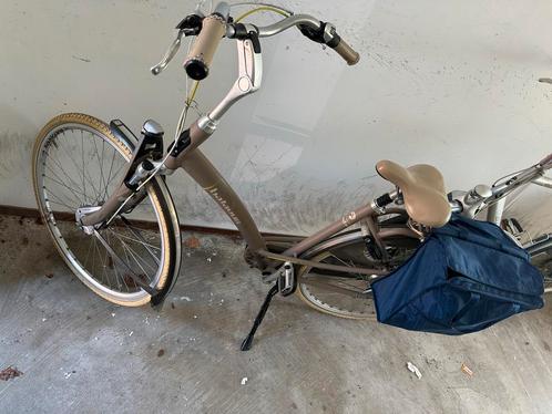 Dames Fiets, Fietsen en Brommers, Fietsen | Cruisers en Lowriders, Zo goed als nieuw, Cruiser, Staal, 51 tot 55 cm, Ophalen