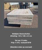 32 m2 Steenschotten  145 x 148 x 4.5 cm, Tuin en Terras, Palen, Balken en Planken, Ophalen, Gebruikt, Minder dan 180 cm, Planken