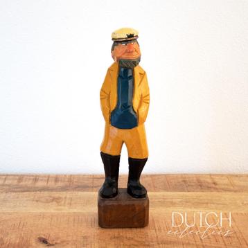 Grappig Vissers- of Kapiteinsbeeldje, Jaren '60 Vintage beschikbaar voor biedingen
