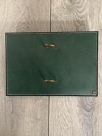 Henzo bureau agendahouder groen leer, Ophalen of Verzenden, Zo goed als nieuw