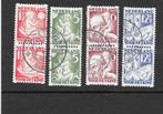 Roltanding nr.86-89 in vert.paar, Postzegels en Munten, Postzegels | Nederland, Verzenden, T/m 1940, Gestempeld