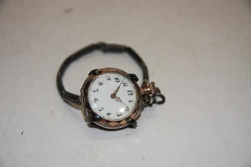 zakhorloge polshorloge cylindro 6 rubis 2,9 cm dia (265), Sieraden, Tassen en Uiterlijk, Antieke sieraden, Overige typen, Overige materialen