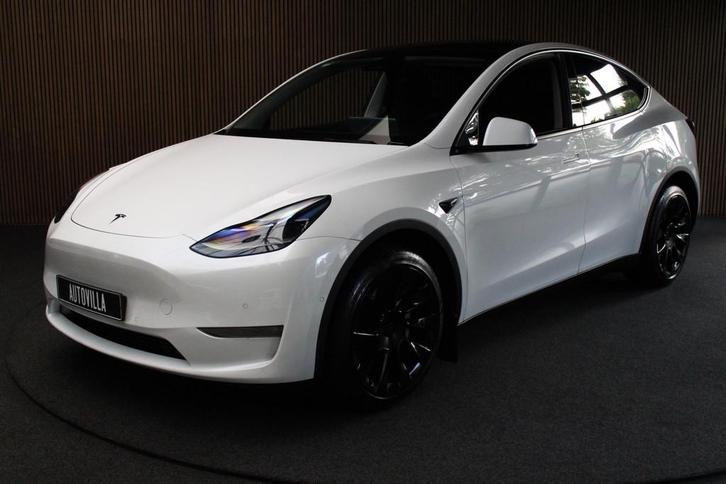 Tesla Model Y Long Range Dual Motor AWD 514pk Afn. trekhaak, Auto's, Tesla, Bedrijf, Te koop, Model Y, ABS, Adaptive Cruise Control