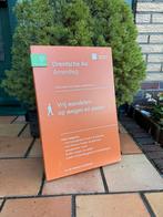 Staatsbosbeheer bord drenthe amerdiep vrij wandelen paden, Ophalen of Verzenden