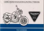 Triumph Thunderbird 900 Instruktieboekje Nederlands 2000, Motoren, Handleidingen en Instructieboekjes, Ophalen of Verzenden, Triumph