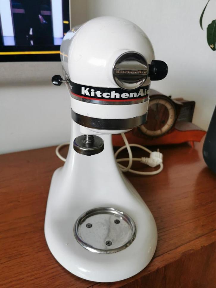 Kitchenaid Ultra Power 5KSM90EHW Keukenmachine, Witgoed en Apparatuur, Keukenmixers, Gebruikt, 4 liter of meer, 3 snelheden of meer