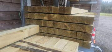 Nieuwe palen 9x9cm x 3 en 4 meter en 12 x 12 beschikbaar voor biedingen