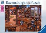 Puzzel: Opa's Schuurtje, Hobby en Vrije tijd, Denksport en Puzzels, Verzenden, 500 t/m 1500 stukjes, Zo goed als nieuw, Legpuzzel