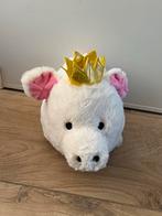 Knuffel Varken met Kroon en Kronkelstaart, Ophalen of Verzenden, Zo goed als nieuw, Overige typen