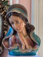 Brocante Maria uit Belgische Kapel - Prachtige Kleuren, Antiek en Kunst, Antiek | Religie, Ophalen of Verzenden