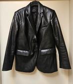 Anine Bing blazer | Classic | recycled leather | zwart, Zwart, Ophalen of Verzenden, Zo goed als nieuw, Jasje