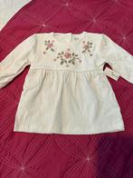 Leuk wit jurkje met bloemen van C&A, maat 80/9-12M, Kinderen en Baby's, Babykleding | Maat 80, C&A, Meisje, Jurkje of Rokje, Nieuw