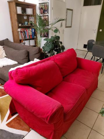 IKEA Ektorp GRATIS bank rode tweezitter alles wasbaar - afbeelding 2