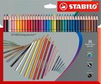 STABILOaquacolor premium kleurpotloden 36 stuks in blik, Ophalen of Verzenden, Nieuw, Potlood of Stift