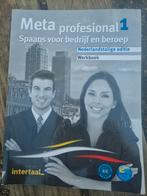 Meta profesional spaans voor bedrijf en beroep werkboek, Ophalen of Verzenden, Overige niveaus
