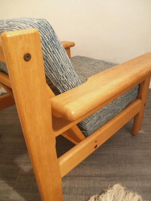 Deens vintage fauteuil - Laboremus Viborg mid century design, Huis en Inrichting, Fauteuils, Gebruikt, Ophalen of Verzenden