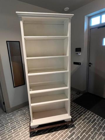 Witte boekenkast / opbergkast met planken 190x78,5x32 beschikbaar voor biedingen