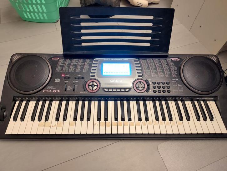 Casio CTK-631 Keyboard - 5 Octaven, Muziek en Instrumenten, Keyboards, Gebruikt, 61 toetsen, Casio, Aanslaggevoelig, Ophalen